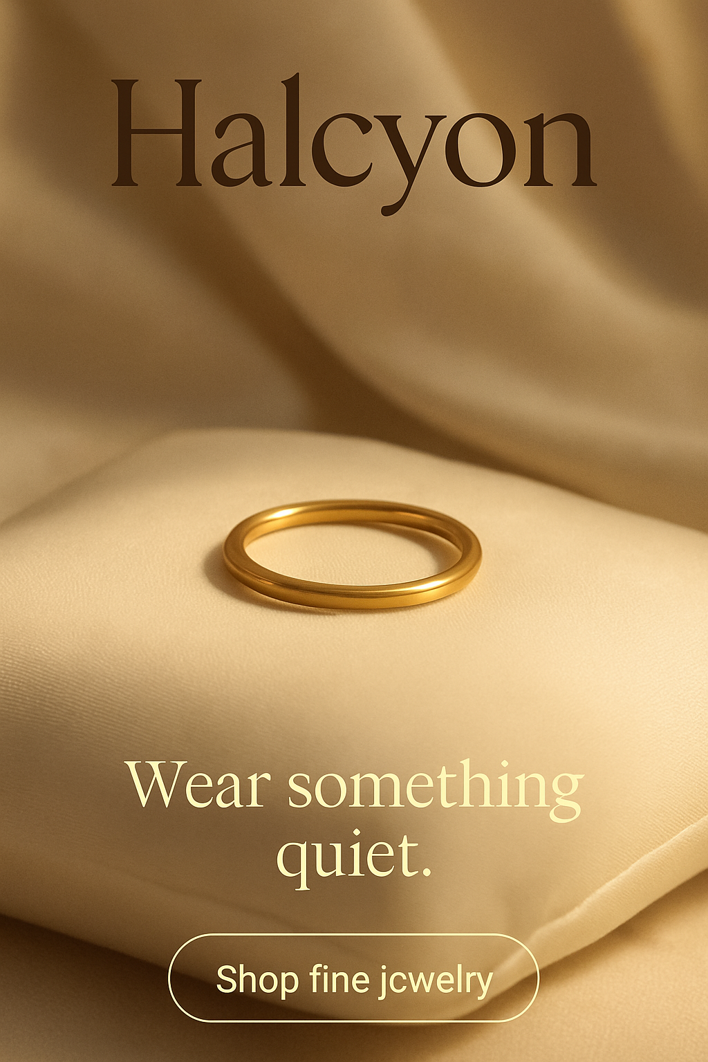 Halcyon ad creative generated with Social Loop