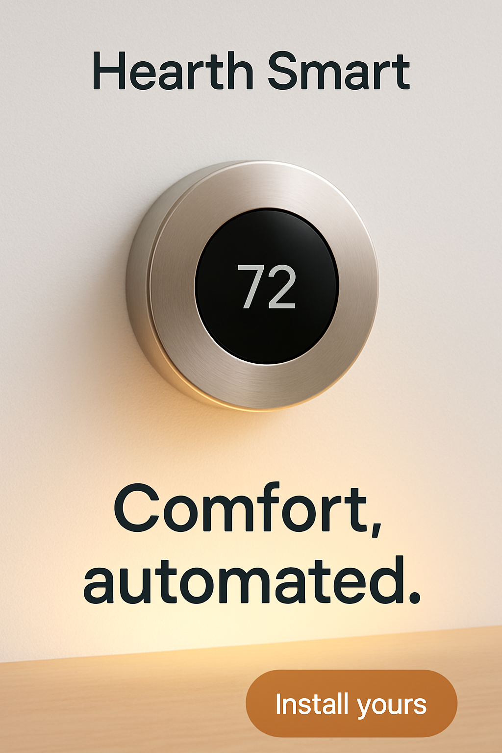 Hearth Smart ad creative generated with Social Loop